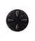 Bouton Polyester Noir motif à queue 15 à 28mm - Prym 15-noir