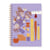 Carnet de notes à spirale Bouquet d'amour - A5 - 160 pages - Hirondelles & Cie