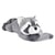 Peluche lestee Raton laveur gris - 75 cm