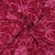 Tissu Viscose EcoVero grandes fleurs Rose sur fond Framboise