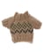Pull en maille miniature Norvégienne appartenant à la gamme Monde des lutins de la marque Rico Design vert