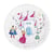 Assiette Ø 23cm - lot de 8 - princesses