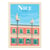Affiche 50x70 cm - Nice Statues Jaume conversation - Olahoop Travel Posters