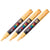 Lot de 3 marqueurs peinture POSCA PC-1MC pointe ogive extra fine 0,7 mm - Abricot