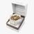 Bougie bijou pierres Oeil de Tigre - parfum Ambre Royal - Sloya