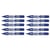 Lot de 10 Marqueurs Rechargeable VBOARD MASTER Begreen Pointe Conique Fine Bleu PILOT