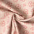 Tissu Toile de Coton aspect Lin Euphoria pissenlit sur fond Naturel