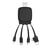 Xoopar Batterie Externe 3000mAh Gamma en plastique recyclé Noir