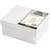 Boîtes Rectangulaires, H : 3,5+4,5+5,5+6,5 cm, dim. 7,5x5 + 9,5x7 + 11,5x8,5 + 14x11 cm, blanc, 4 pièces/ 1 set