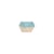 Perles en bois Diamant, 4pces1,5cm, 8pces1cm, 12pces, turquoise d'Inde
