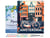 Peinture par Numéro Figured'Art avec Cadre Affiche Vintage Amsterdam - Activité Manuelle Kit de Loisir Créatif DIY Numéro d'Art Complet - 40x50cm toile tendue sur châssis