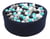 Piscine à balles Aire de jeu + 450 balles bleu marine noir,blanc,gris,turquoise - Velinda