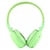 Casque Audio Sans Fil Stéréo Écran LCD Lecteur Voyant Lumineux Radio Fm Vert YONIS