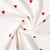 Tissu Jersey 100% Coton ajouré Baby petits coeurs sur fond Ecru