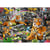 Puzzle famille de tigres au bord du ruisseau dans la foret 1500 pieces - collection animaux sauvages - educa - 19563