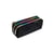 Trousse - Grand format - 3 compartiments - Noir/Arc-en-ciel - 22,5x8x10cm - Scolaire