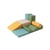 Ensemble blocs SET34 vert jaune - IGLU