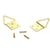 Sachet de 12 attaches triangulaires Brio 16 mm pour 3 Kg