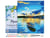 Peinture par Numéro Figured'Art avec Cadre - Barque et Lever de Soleil - Kit de Loisir Créatif DIY Numéro d'Art - 40x50cm toile tendue sur châssis
