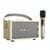 Enceinte Bluetooth Portable Puissante Avec Micro Et Longue Autonomie 60W Blanc YONIS