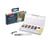 DERWENT - INKTENSE-palette 12 carrés encre aquarelables godet