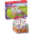 Box avec jument Lusitanienne, coffret schleich avec 12 éléments dont 1 cheval schleich inclus, coffret figurines pour enfants des 5