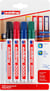 Marqueur permanent 1,5-3 mm - Edding - Noir, rouge, bleu, vert - edding 3000