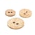 Lot de 3 boutons pierre rond écru
