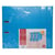 Lot de 3 classeurs à levier - dos de 80mm - format A4 - extérieur en polypropylène / intérieur en papier - Bleu clair - x 4 - Exacompta