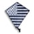 Cerf-volant diamant hermine bretagne 60 x 65 cm - jeu plein air