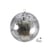 Boule à facettes - Décoration - Fête - A suspendre - 30cm diamètre - Argent