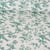 Tissu Coton imprimé aspect toile Mesange Vert sur fond Blanc - Au mètre