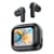 Ecouteurs Bluetooth Ecran Tactile Couleur ANC ENC Réduction Bruit Haute Qualité Noir YONIS