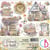 24 papiers de die cuts scrapbooking carterie 15 x 15 cm CIAO BELLA FLOWER SHOP