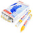 Lot de 10 marqueurs peinture acrylique pointe moyenne 2-3 mm - EDDING - Jaune trafic