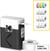 KODAK Memo Label ERA M50 Bundle - Imprimante d'Étiquettes Sans Fil + 13 Rouleaux Sticker , Bluetooth, iOS/Android, Impression en 5s, 4 Couleurs de Papier (Blanc, Rose, Jaune, Vert) - Blanc.