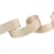Bobine 25m gros grain métallisé beige 15mm