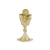 Motif en cire: Coupe + Hostie, 4,5 cm, or, 1 pce
