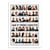 Affiche 30x40 cm - Game of Thrones Characters - Olivier Bourdereau