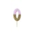 Bougie Pinky Or Chiffre 0