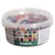 Assort. mosaïques acryliques, Colore, 1x1cm, env. 1200 pces, Boîte 300g
