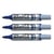 Lot de 3 marqueurs tableau blanc - PENTEL - MAXIFLO MWL5M - Pointe ogive 2,5 mm - Jaune