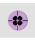 Bouton fleur en polyester 4 trous 18mm - Prym 62 Violet