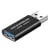Bloqueur de Données USB, Data Blocker Super Charge Noir