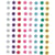 Strass fleurs autocollants - Artemio