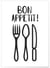 Affiche Bon Appétit | A3 : 29,7x42cm