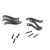 Lot de 6 tournettes à visser acier 60 mm