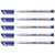 Lot de 5 feutres pour transparent OHPen encre soluble pointe fine - STABILO - Bleu