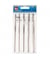 Kit de 5 crochets à ouvrage pour laine en aluminium bruni - Prym 195 991 gris