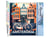 Peinture par Numéro Figured'Art Affiche Vintage Amsterdam - Activité Manuelle Kit de Loisir Créatif DIY Numéro d'Art Complet - 40x50cm sans châssis en bois